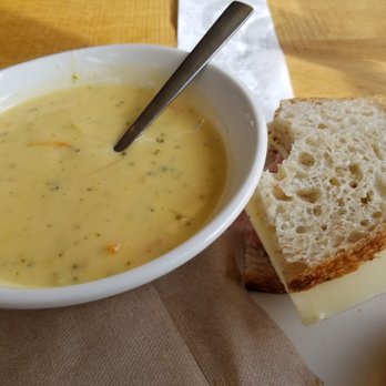 Panera Bread - Cup of broccoli cheddar, 1/2 ham and swiss. - Sandwiches Near Me - Shakopee, Minnesota Panera Bread - Cup of broccoli cheddar, 1/2 ham and swiss. - Sandwiches Near Me - Shakopee, Minnesota