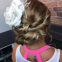Wedding hair trial with Bri