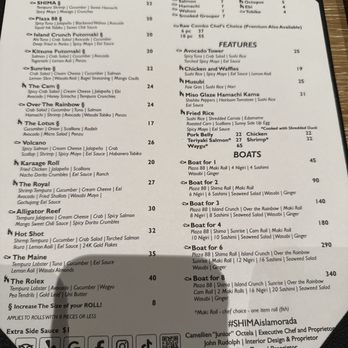 SHIMA Sushi & Champagne - Menu - Sushi Bars Near Me - Islamorada, Florida SHIMA Sushi & Champagne - Menu - Sushi Bars Near Me - Islamorada, Florida