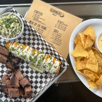 Gunners Tex Mex BBQ - Homemade Queso Dip, Elote, Coleslaw (yummm), Burnt ends, and Brisket! #hadto #sogood - Barbeque Near Me - Glacier, Washington Gunners Tex Mex BBQ - Homemade Queso Dip, Elote, Coleslaw (yummm), Burnt ends, and Brisket! #hadto #sogood - Barbeque Near Me - Glacier, Washington