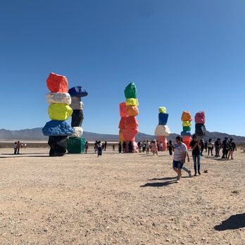 Seven Magic Mountains - Public Art Near Me - Las Vegas, Nevada Seven Magic Mountains - Public Art Near Me - Las Vegas, Nevada