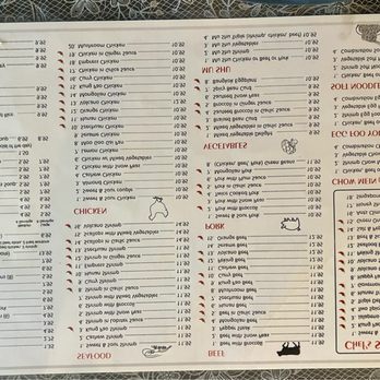 Great Wall - 6/2024 Menu - Chinese Near Me - Trinidad, Colorado