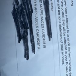 A And M Services - Bank account where they billed me twice
