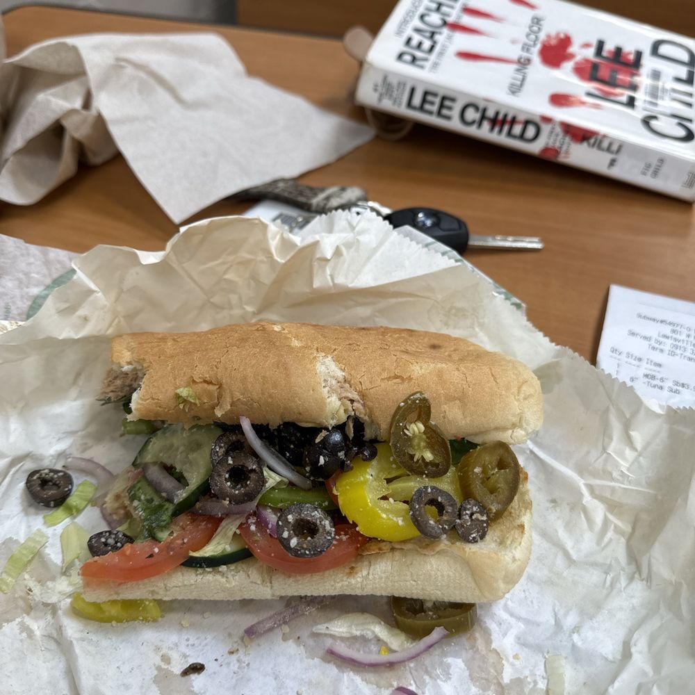 Subway - Tuna sandwich with all the fixings ! - Fast Food Near Me - Lewisville, Texas Subway - Tuna sandwich with all the fixings ! - Fast Food Near Me - Lewisville, Texas