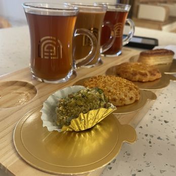 Arwa Yemeni Coffee - Coffee sampler board with pastries - Coffee & Tea Near Me - Irving, Texas