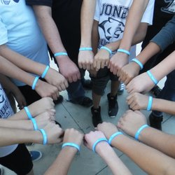 Onsite Youth Training - Our Middle School students pledge to live happy and healthy lives.