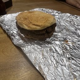 This is my "burger all the way" This is my "burger all the way"