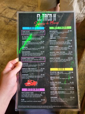 Menu photo 6 El Taco H Denton, TX