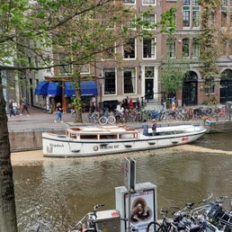 View from our 2 person table on the upper floor.