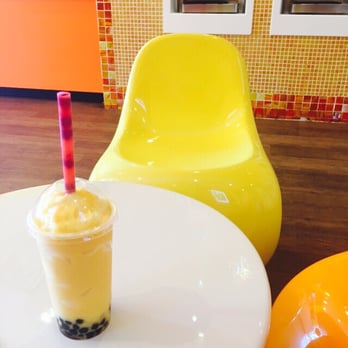 Boba Day - Mango and peach fruit smoothie with boba! - Bubble Tea Near Me - Phoenix, Arizona Boba Day - Mango and peach fruit smoothie with boba! - Bubble Tea Near Me - Phoenix, Arizona