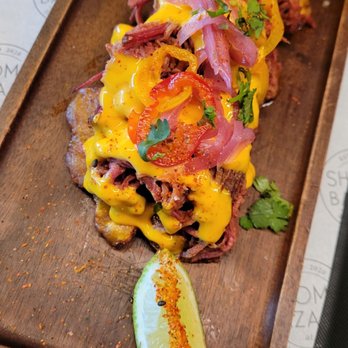 Shoma Bazaar - Vaca Frita tostones from Doce Provisions - Breakfast & Brunch Near Me - Doral, Florida Shoma Bazaar - Vaca Frita tostones from Doce Provisions - Breakfast & Brunch Near Me - Doral, Florida
