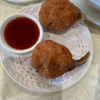 Koi Palace - 281. Fried Crab Claws with Shrimp Mousse - Dim Sum Near Me - Dublin, California Koi Palace - 281. Fried Crab Claws with Shrimp Mousse - Dim Sum Near Me - Dublin, California