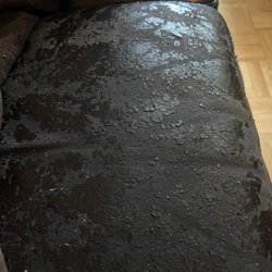 Dania Furniture - This happened to my couch and armchair from Dania Furniture