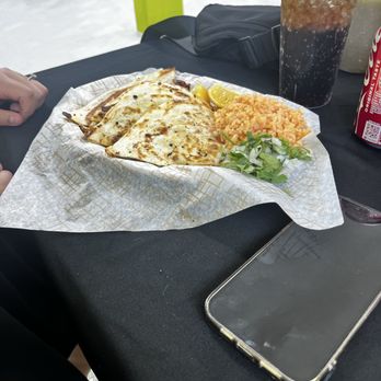 Sanchez Taqueria - A tasty quesadilla sent in by a customer - Mexican Near Me - Dallas, Texas Sanchez Taqueria - A tasty quesadilla sent in by a customer - Mexican Near Me - Dallas, Texas