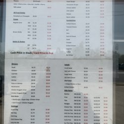 Jay's Drive Inn - June 2022 menu