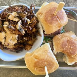 Lamb Sliders and Brussel Sprouts Lamb Sliders and Brussel Sprouts