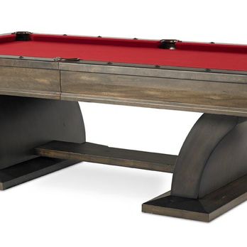 Triangle Billiards & Bar Stools - PUTNAM POOL TABLE BY P&H CUSTOM USA Putnam takes contemporary design to a new level, with its sweeping arcs that support the sleek top. - Pool & Billiards Near Me - Tustin, California