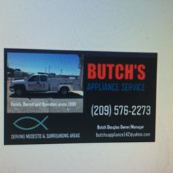 Butch's Appliances - Now Offering In Home Service only as I have closed my store.