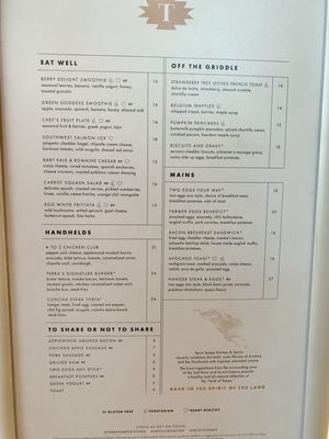 Menu photo 4 Terra Tempe Kitchen & Spirits Tempe, AZ
