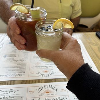 Sweetmilk - Bloody Mary and the citric mimosa: Salud. - Breakfast & Brunch Near Me - Nashville, Tennessee Sweetmilk - Bloody Mary and the citric mimosa: Salud. - Breakfast & Brunch Near Me - Nashville, Tennessee