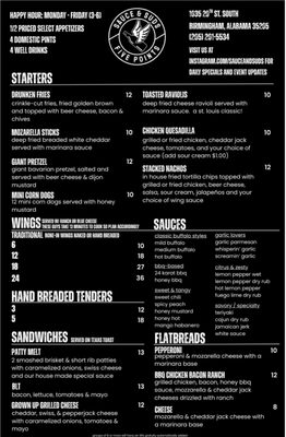 Menu photo 6 Sauce and Suds Birmingham, AL Menu photo 6 Sauce and Suds Birmingham, AL