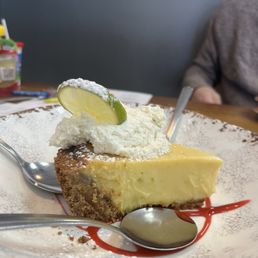 Key lime cheesecake