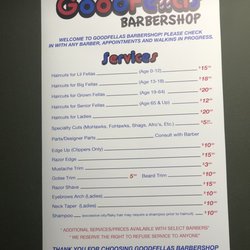 GoodFellas BarberShop - Prices