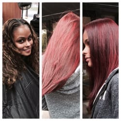 Hair Envy Studio - Before & After Flaming RED