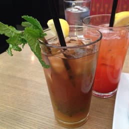 Miami ice & strawberry lemonade