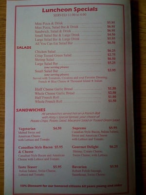 Menu photo 5 Abby's Legendary Pizza Newberg, OR