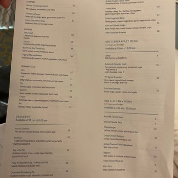 Henderson Park Inn - In-room dining menu - Hotels Near Me - Destin, Florida