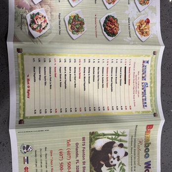 Bamboo wok - Menu - Chinese Near Me - Orlando, Florida Bamboo wok - Menu - Chinese Near Me - Orlando, Florida