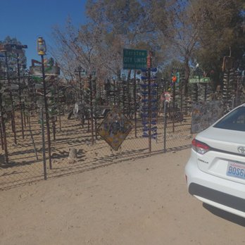 Elmer's Bottle Tree Ranch - The bottle's - Ranches Near Me - Oro Grande, California Elmer's Bottle Tree Ranch - The bottle's - Ranches Near Me - Oro Grande, California