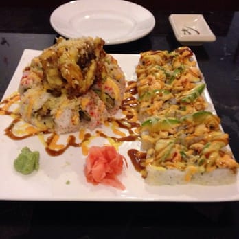 Sushi One - Red Spider (left) and B'ville Roll (right) - Japanese Near Me - Bartlesville, Oklahoma