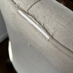 Lester Moving & Storage Co - How they managed to rip this office chair is beyond me, but it is now ripped, smeared, damaged.