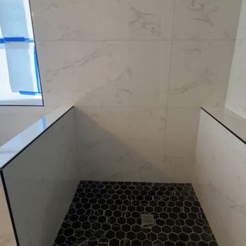 Timeless Floor Company - Beautiful tile work on shower floor & walls. - Flooring Near Me - Ventura, California Timeless Floor Company - Beautiful tile work on shower floor & walls. - Flooring Near Me - Ventura, California