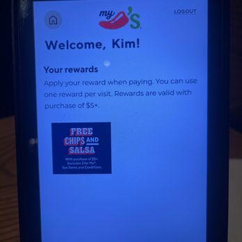 Chili's - Reward system - American Near Me - San Bruno, California