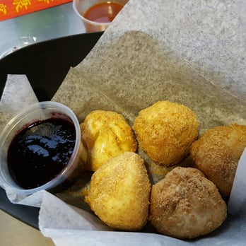 Humpty's Dumplings - Blueberry cheesecake dessert dumpling- so good! - New American Near Me - Glenside, Pennsylvania Humpty's Dumplings - Blueberry cheesecake dessert dumpling- so good! - New American Near Me - Glenside, Pennsylvania