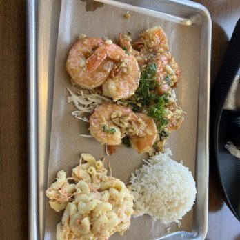 Cilantro Grill - Hawaiian style garlic shrimp! Fantastic! - Thai Near Me - Cedar Park, Texas