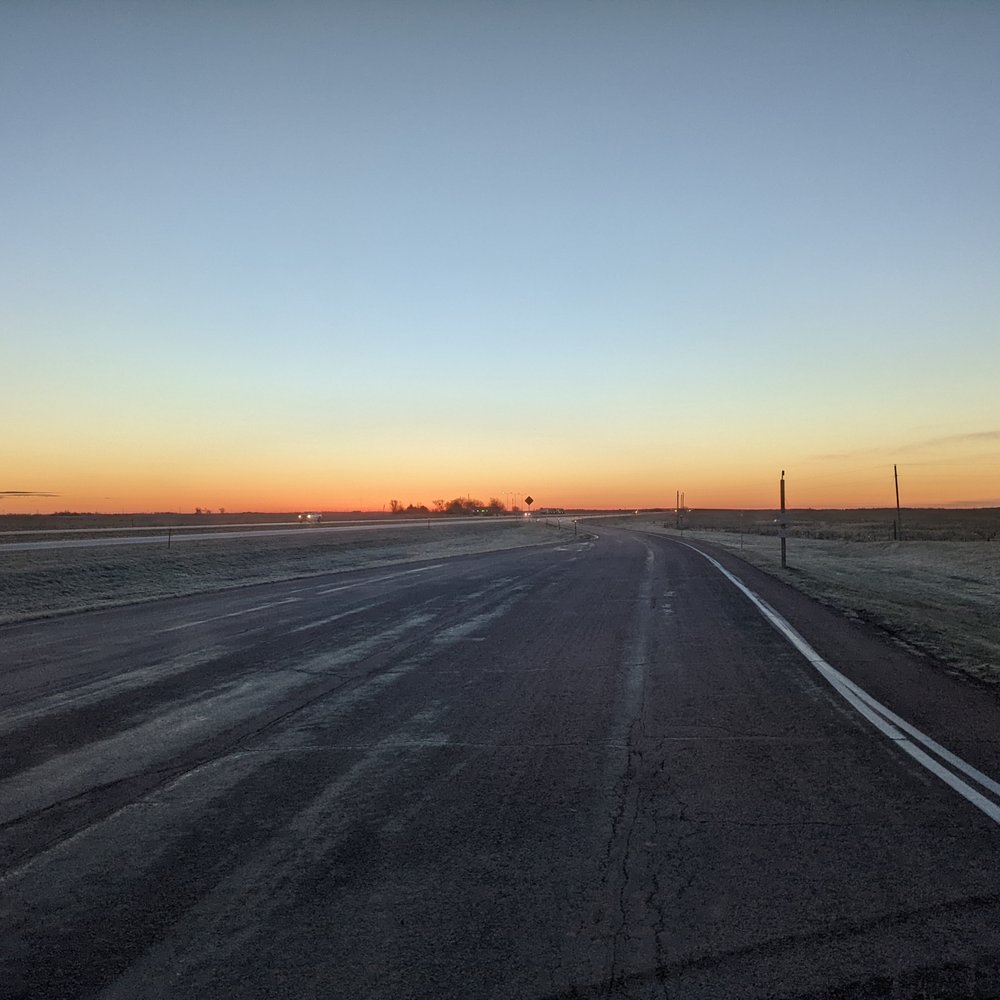 White Lake Rest Area - White Lake Rest Area, looking eastbound in the morning - Rest Stops Near Me - White Lake, South Dakota