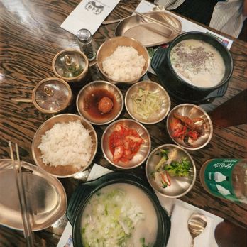Guldari - D1 Pork Bone Soup J4 Jeju Sundae-guk - Korean Near Me - Queens, New York