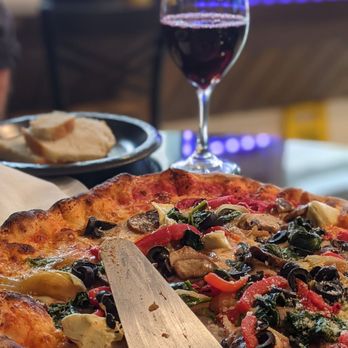 La Casa Bianca - a pizza and a glass of wine - Pizza Near Me - Mary Esther, Florida La Casa Bianca - a pizza and a glass of wine - Pizza Near Me - Mary Esther, Florida