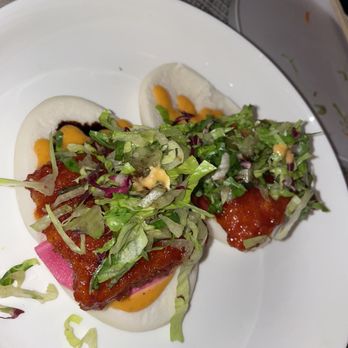 Omiza - Spicy chicken BAO Buns - Pan Asian Near Me - Doylestown, Pennsylvania Omiza - Spicy chicken BAO Buns - Pan Asian Near Me - Doylestown, Pennsylvania