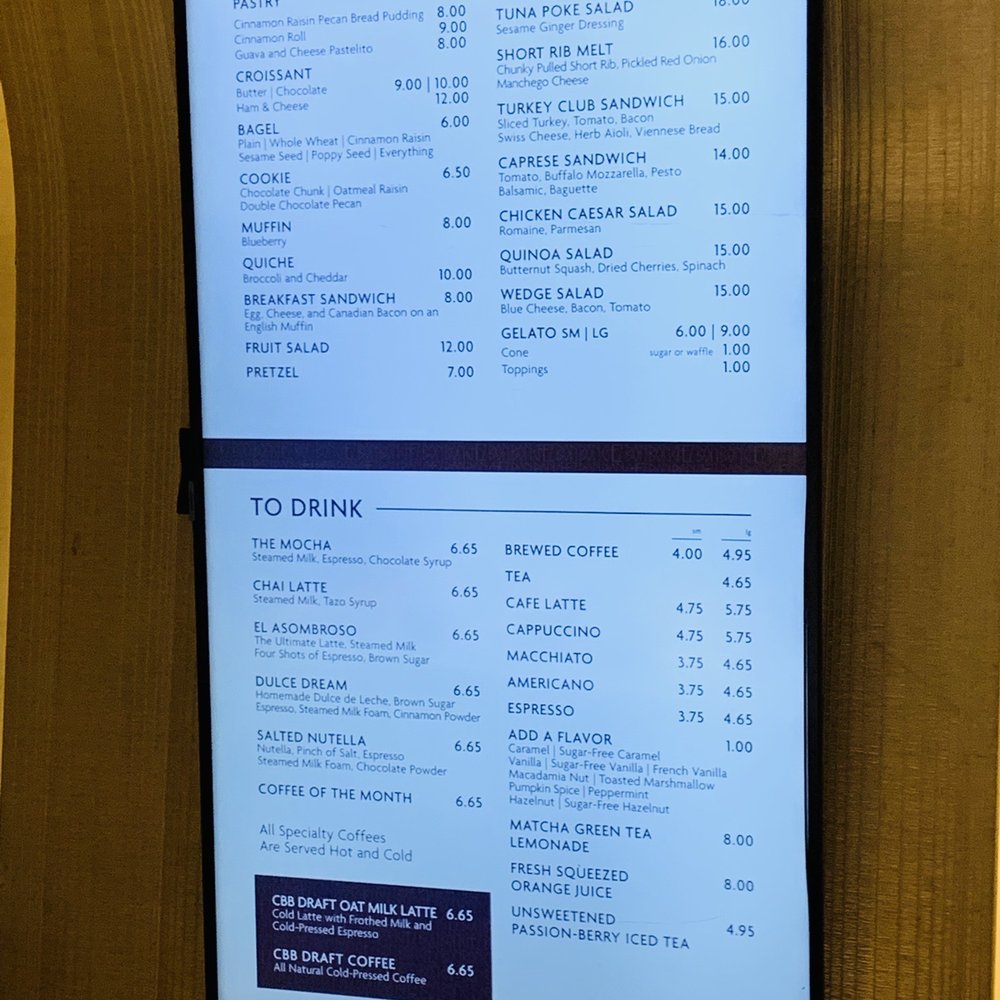 Chez Bon Bon - Menu 6/2022 - Bakeries Near Me - Miami Beach, Florida