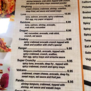 Boxo Hibachi - Specialty rolls- working my way down the list - Sushi Bars Near Me - The Colony, Texas