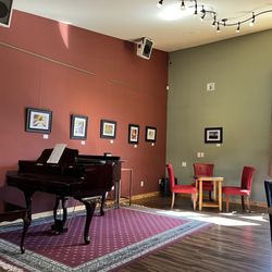 Leo & Leto's - Music area. Picture doesn't do it justice. It felt warm.