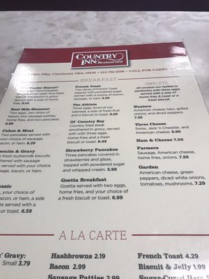Menu photo 5 Country Inn Withamsville Cincinnati, OH Menu photo 5 Country Inn Withamsville Cincinnati, OH