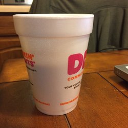 Dunkin' - I didn't drink out of this yet, and it's only half full! How does this happen? I wish I'd noticed before I got home.