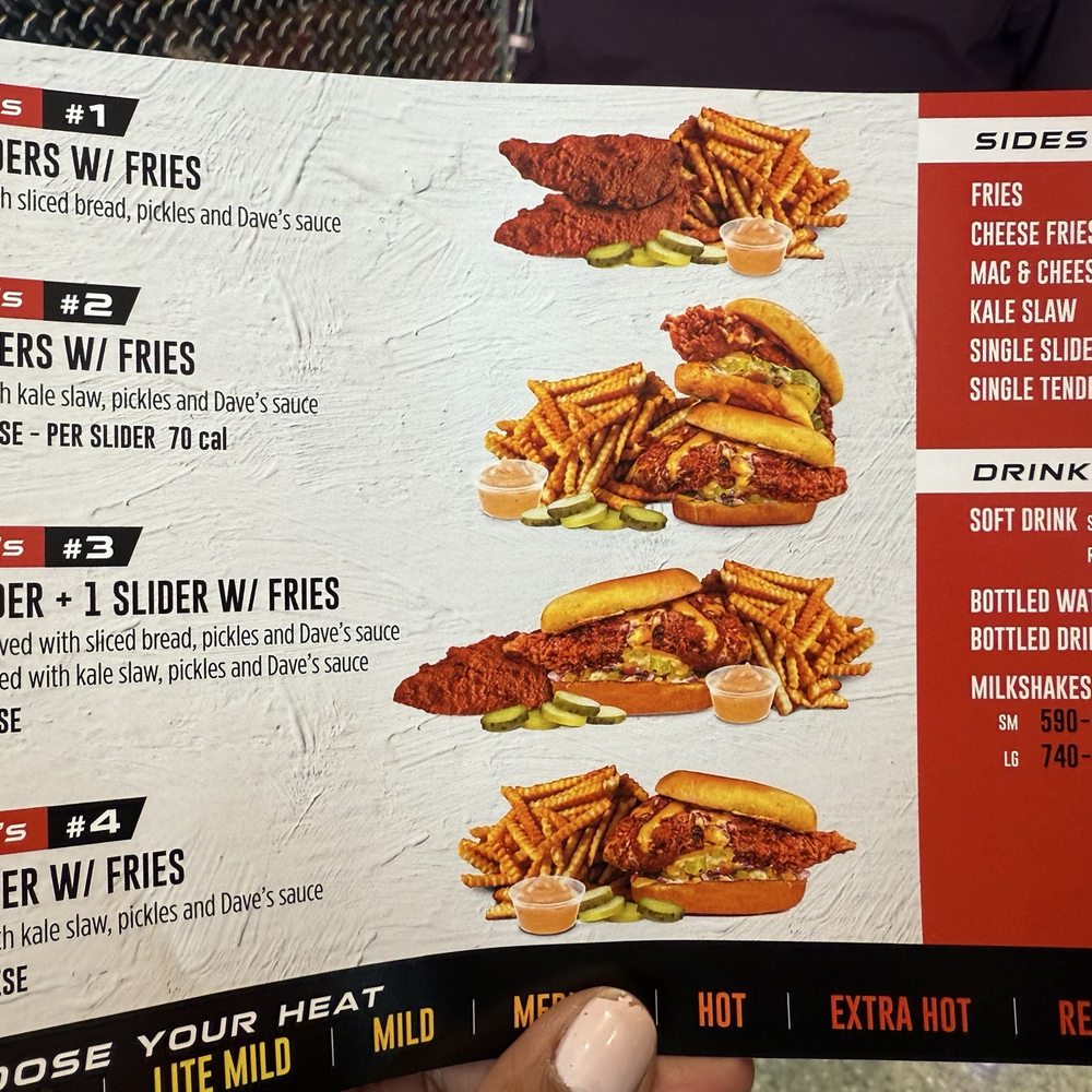 Dave's Hot Chicken - Menu - Chicken Shop Near Me - Fresh Meadows, New York Dave's Hot Chicken - Menu - Chicken Shop Near Me - Fresh Meadows, New York