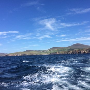 Great Blasket Islands - On the ferry, going back to mainland, looking back at the island - Local Flavor Near Me - Dingle, Kentucky